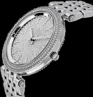 Montre Michael Kors MK3437 femme détail cadran argent