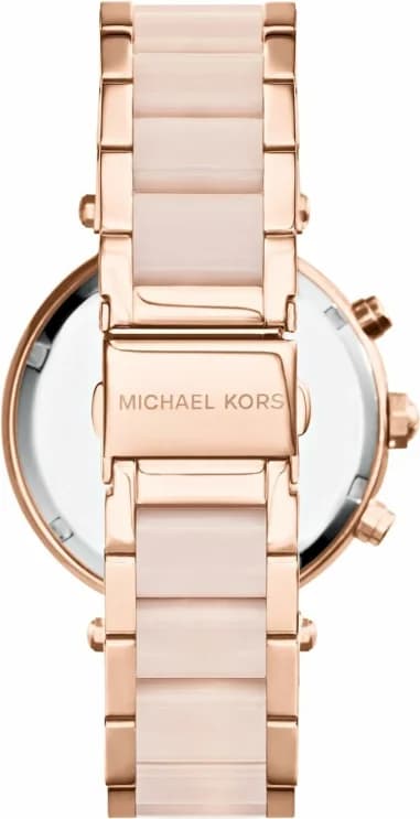 Montre Michael Kors MK5896 femme verso boîtier or rose
