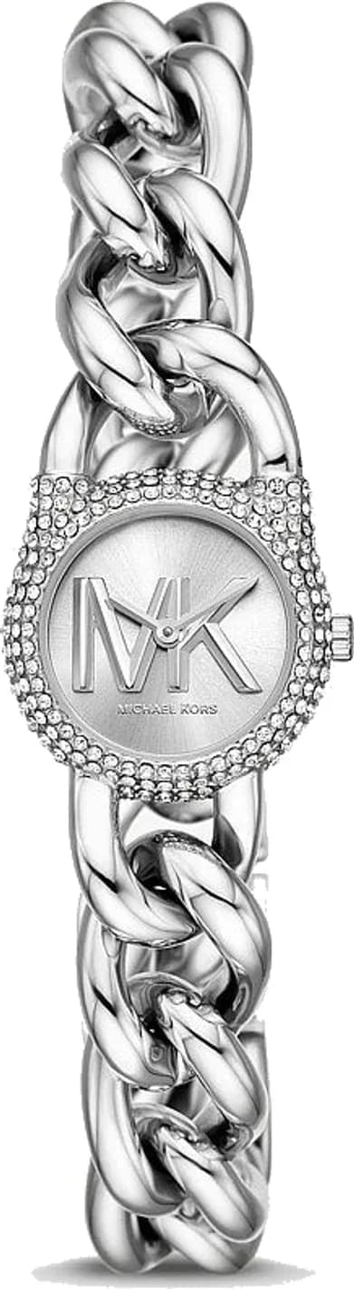 Montre Michael Kors MKO1068 femme cadran argent bracelet acier