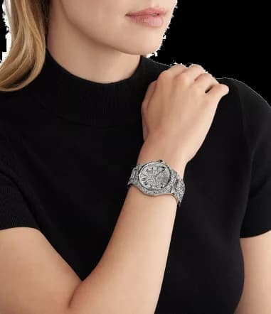 Montre Michael Kors MK4691 femme verso boîtier argent