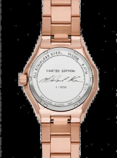 Michael Kors Raquel MK7343 Rose Gold Crystal Pavé Limited Edition Women's Watch vue 5