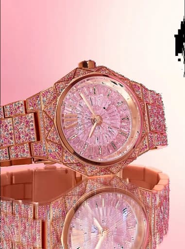Michael Kors Raquel MK7343 Rose Gold Crystal Pavé Limited Edition Women's Watch vue 8
