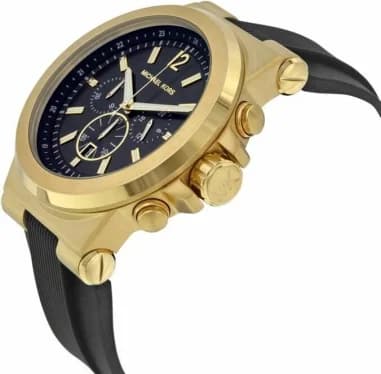 Michael Kors MK8445 Dylan Black Chronograph Men's Watch vue 2