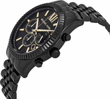 Montre Michael Kors MK8603 homme détail cadran noir