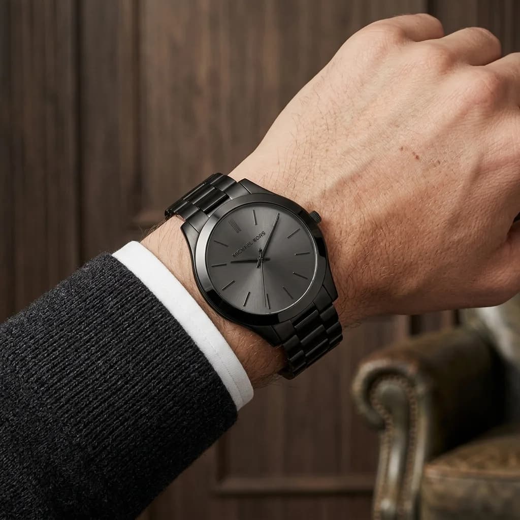 Montre Michael Kors MK8507 homme verso boîtier noir