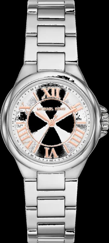 Michael Kors Camille MK7259 iridescent dial watch silver bracelet