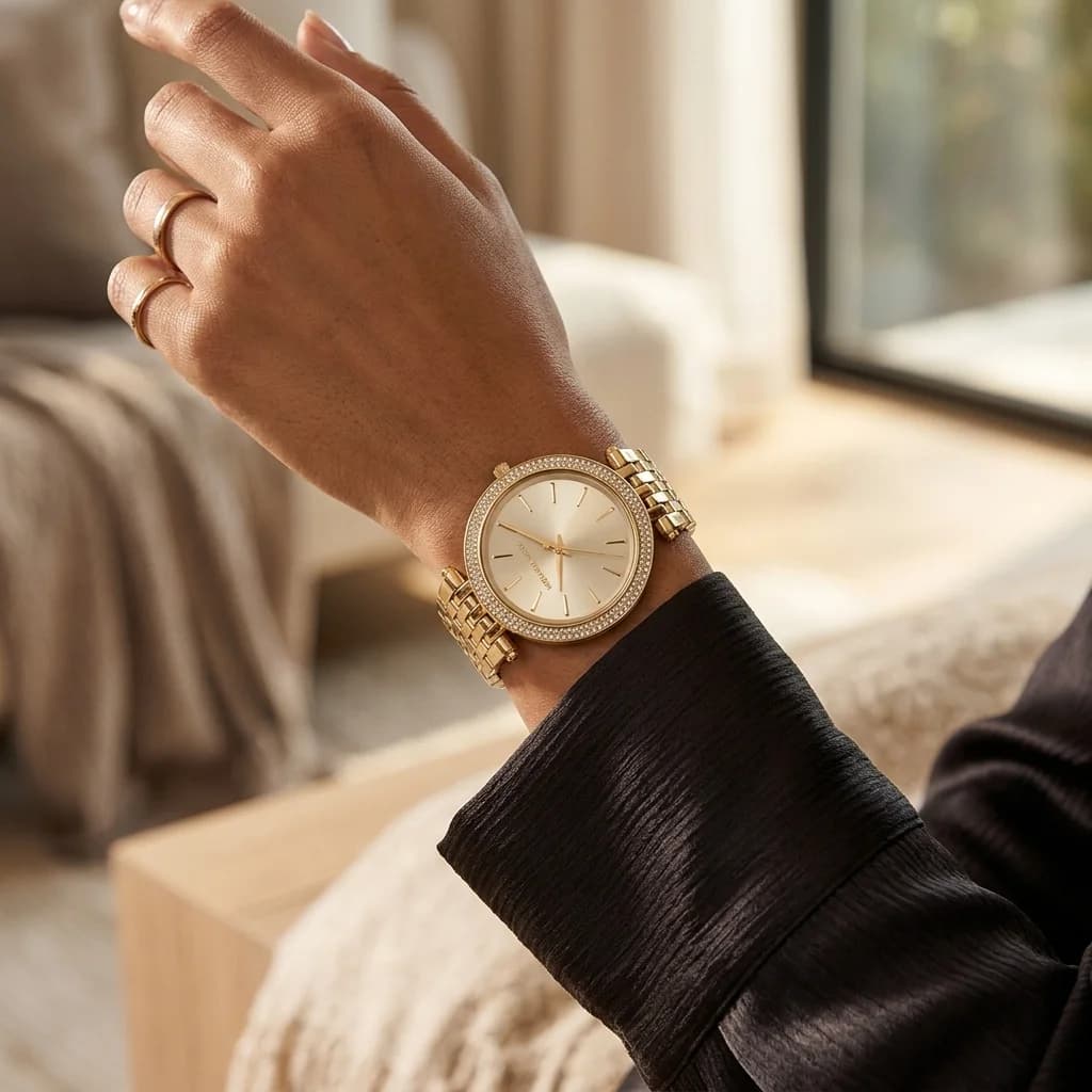 Maillons et fermoir du bracelet acier, Michael Kors MK3191