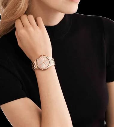 Montre Michael Kors MK7405 femme verso boîtier or rose