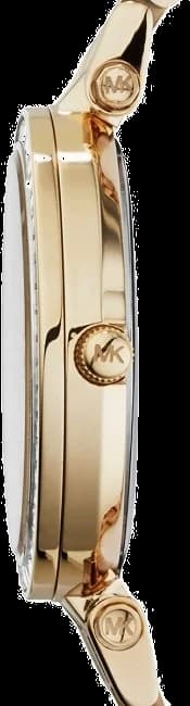 Michael Kors MK3365 Gold-Tone Stainless Steel Watch with Crystal Bezel vue 3