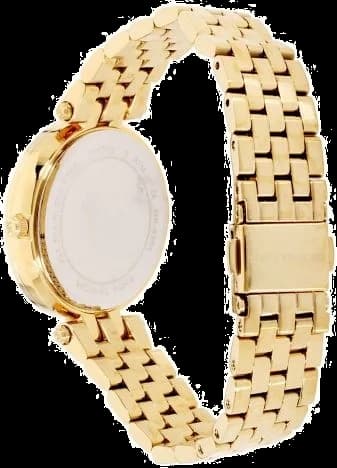 Michael Kors MK3365 Gold-Tone Stainless Steel Watch with Crystal Bezel vue 4