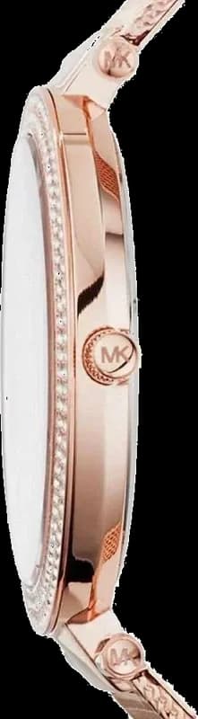 Montre Michael Kors MK3369 Bracelet Acier Maille Milanaise Doré Or Rose vue 2