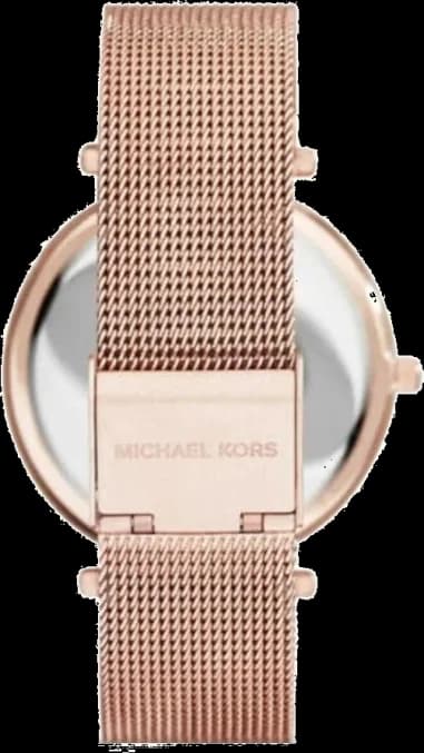 Montre Michael Kors MK3369 Bracelet Acier Maille Milanaise Doré Or Rose vue 3