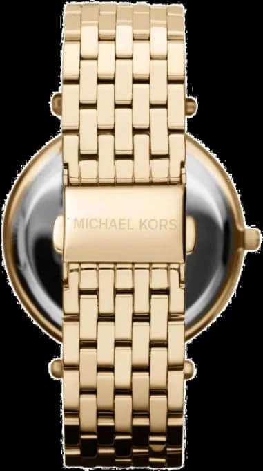 Michael Kors MK3406 Watch in Gold-Tone Stainless Steel with Midnight Blue Dial vue 3