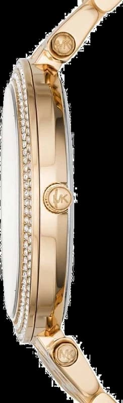 Michael Kors MK3406 Watch in Gold-Tone Stainless Steel with Midnight Blue Dial vue 4