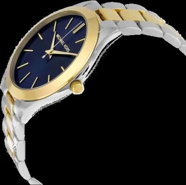 Montre Michael Kors MK3479 en Acier Bicolore Argenté et Doré vue 2