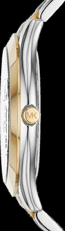 Montre Michael Kors MK3479 en Acier Bicolore Argenté et Doré vue 3
