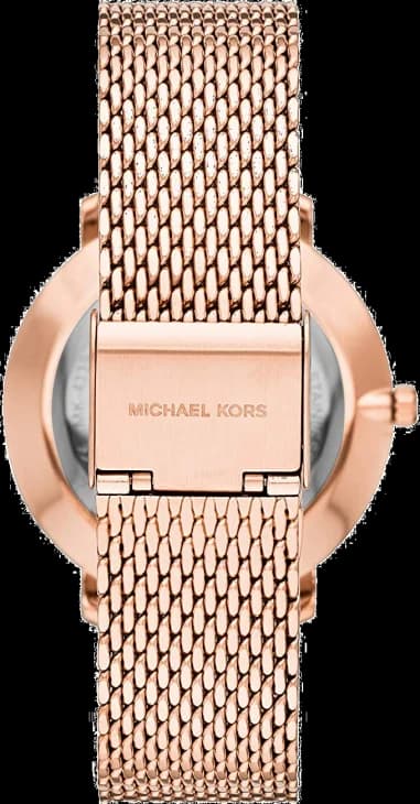 Michael Kors MK4340 côté fond de boîtier or rose