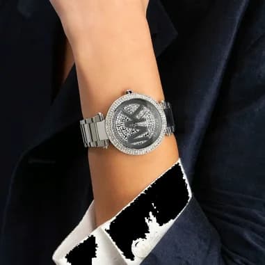Montre Michael Kors MK5925 femme verso boîtier argent