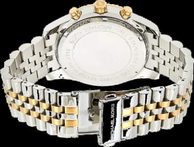 Montre Michael Kors MK8344 homme verso boîtier argent