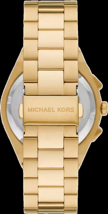 Gros plan sur le cadran blanc de la Michael Kors MK9120