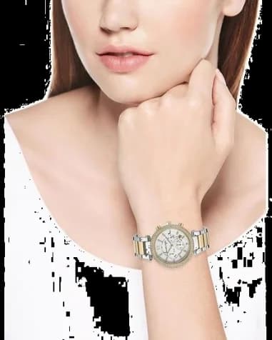Montre Michael Kors MK5626 femme détail bracelet acier