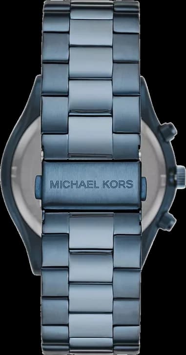 Montre Michael Kors MK8918 homme verso boîtier bleu
