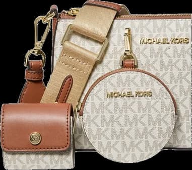 Michael Kors Jet Set Travel Logo Crossbody Bag with Pochettes vue 3