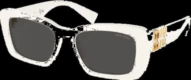 Lunettes de Soleil Miu Miu Glimpse MU 07YS forme rectangle en acétate vue 4