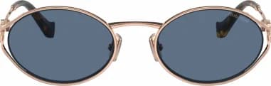 Lunettes de soleil Miu Miu Logo MU 52YS en métal vue 2