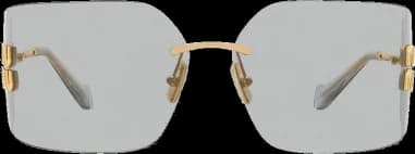 Miu Miu Runway MU 54YS Metal Sunglasses vue 3