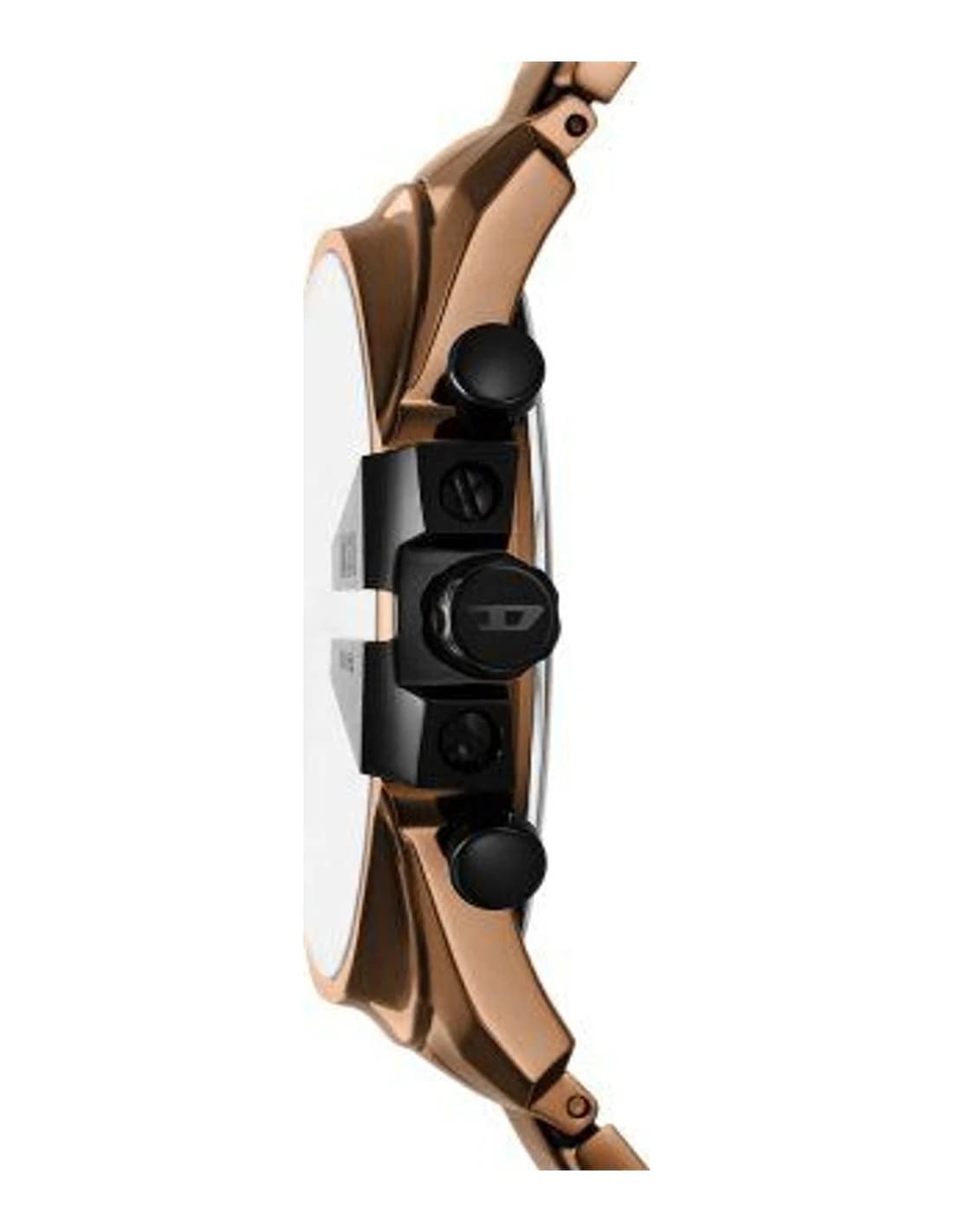 Montre Homme Diesel Mega Chief Slim DZ4697 cadran marron bracelet acier vue 4