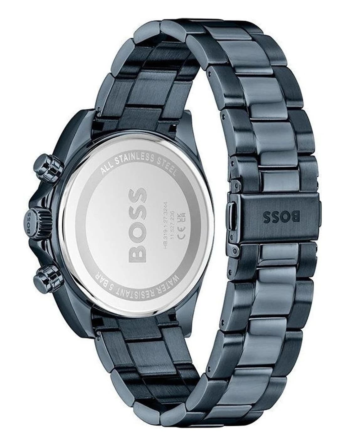Hugo Boss 1514270 côté fond de boîtier bleu