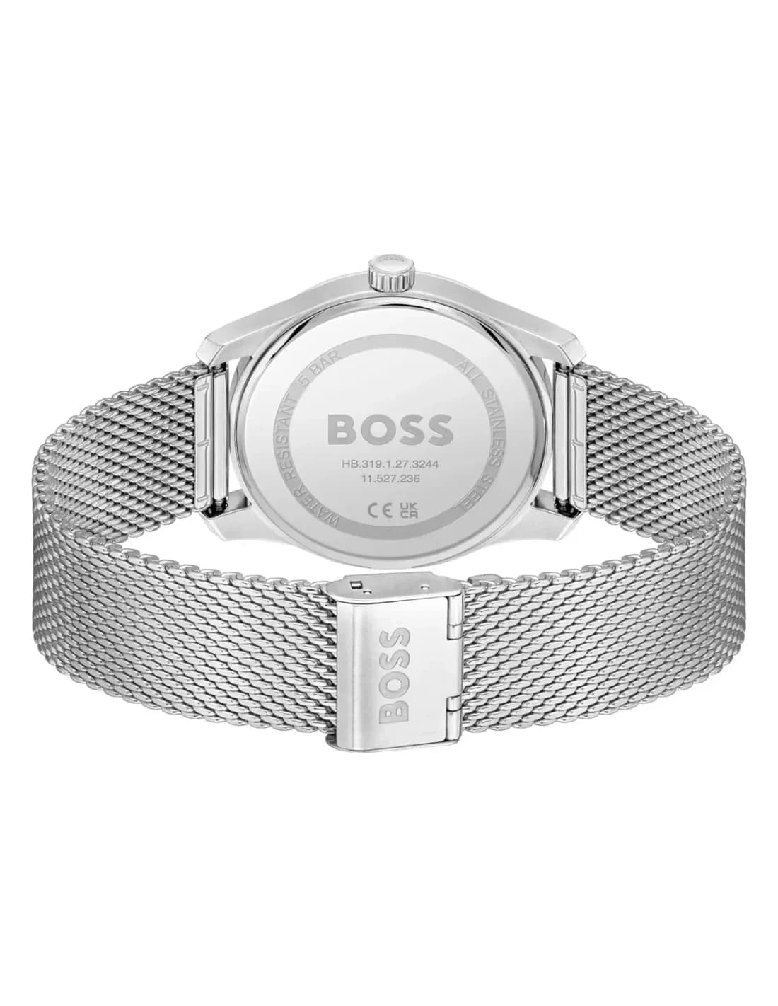 Hugo Boss 1514276 côté fond de boîtier argent