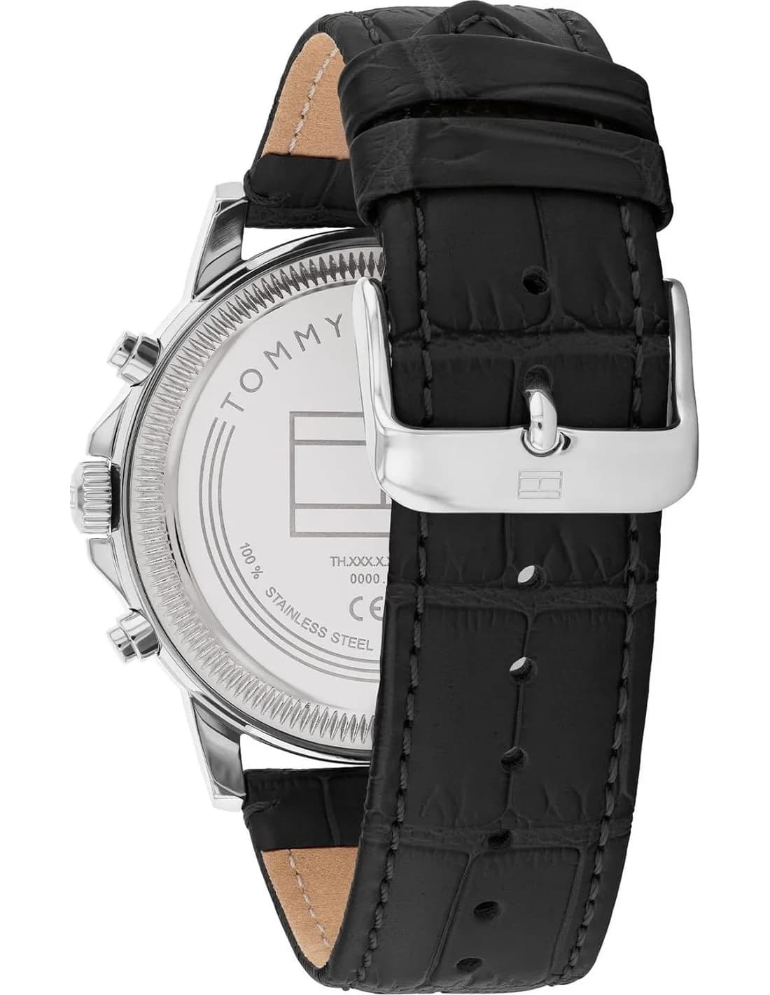 Montre Tommy Hilfiger 1710605 homme détail cadran noir