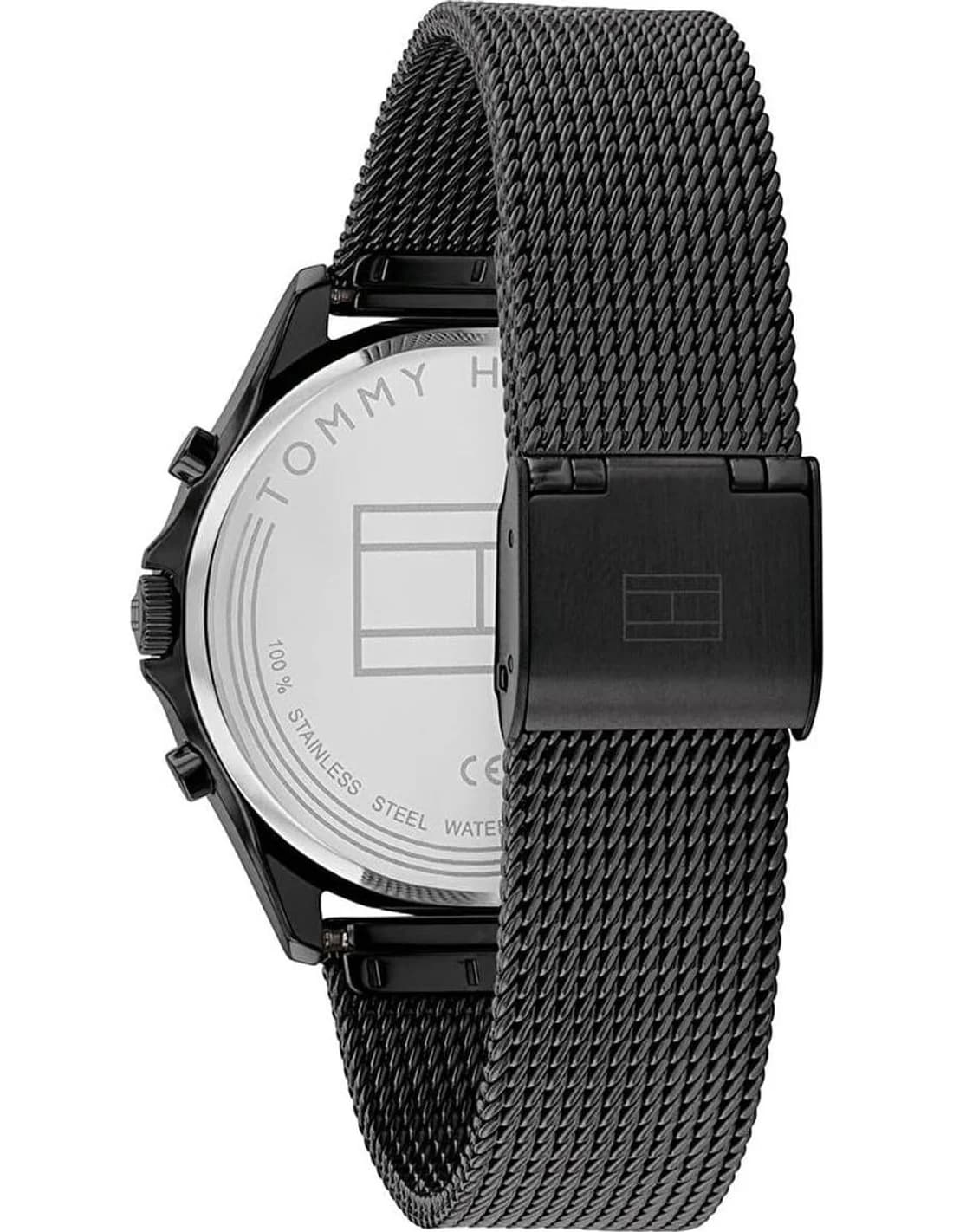 Montre Tommy Hilfiger 1782485 femme détail cadran noir