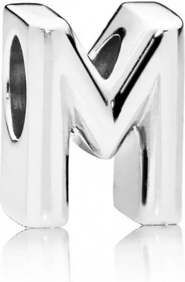 Charm Pandora Alphabet Lettre M Pandora Moments Argent 925/1000