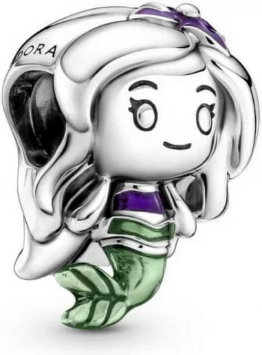 Charm Pandora argent Disney x Pandora Ariel La Petite Sirène