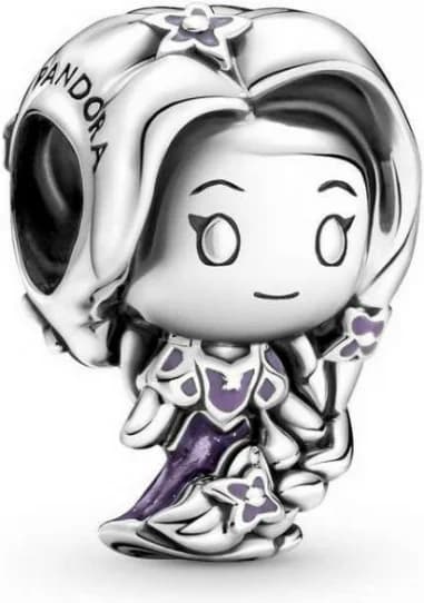 Charm Pandora argent Raiponce Disney x Pandora
