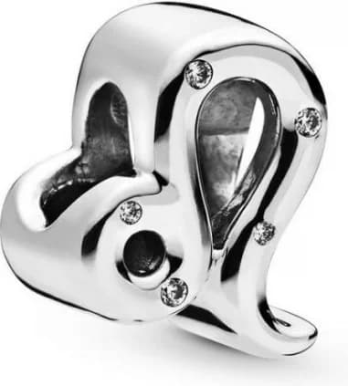 Charm Pandora argent Zodiaque Lion Signe Astrologique