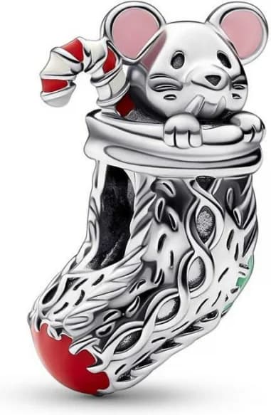 Pandora Moments Pandora Christmas Stocking and Mouse Charm