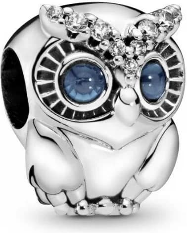 Charm Pandora Chouette Scintillant Pandora Moments Argent 925/1000