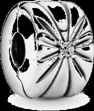 Charm Pandora Clip Soleil Scintillant Pandora Moments Argent 925/1000