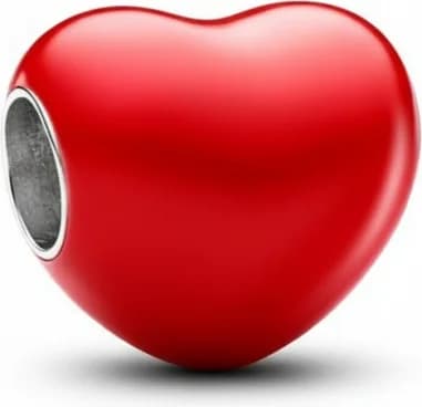 Charm Pandora Coeur Rouge Moments Message Caché 793087C01 Argent 925/1000