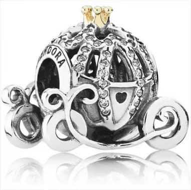 Pandora Disney Cinderella Pumpkin Carriage Charm Disney x Pandora 925/1000 silver