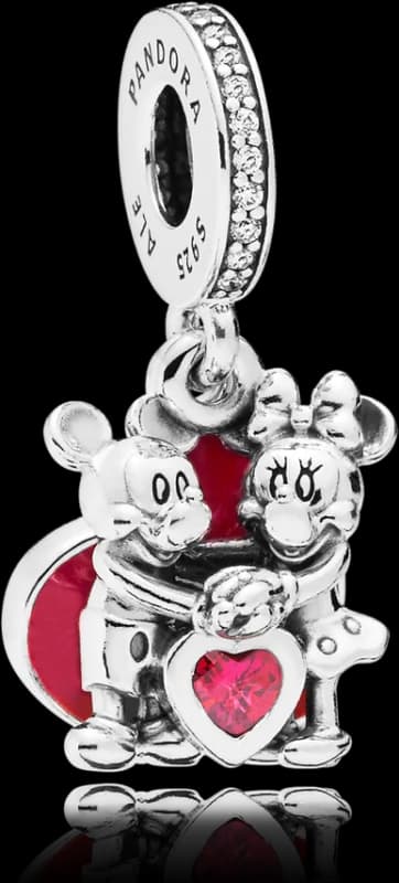 Pandora Disney The Love of Minnie and Mickey Femme Disney x Pandora Charm 925/1000 silver