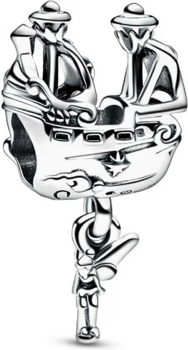 Charm Pandora Fée Clochette Bateau Pirate du Capitaine Crochet - Disney X Pandora