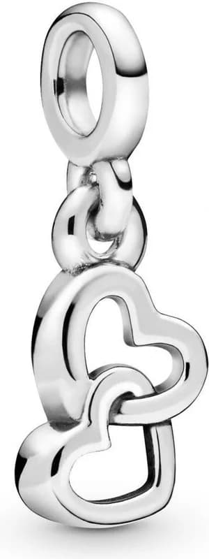 Charm Pandora Mini Dangle Coeurs Doubles Pandora ME Argent 925/1000