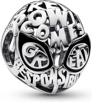 Charm Pandora Pandora Marvel Noir - Masque de Spider-Man