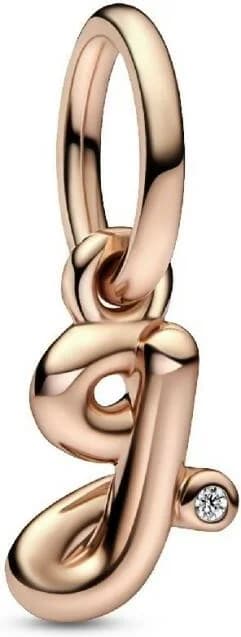 Charm Pandora Pendant Alphabet Lettre g Manuscrite
