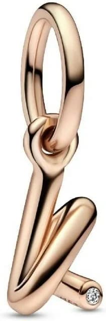 Charm Pandora Pendant Alphabet Lettre k Manuscrite